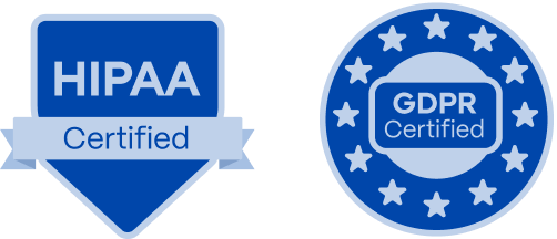 HIPAA & GDPR Badges HIPAA & GDPR Badges