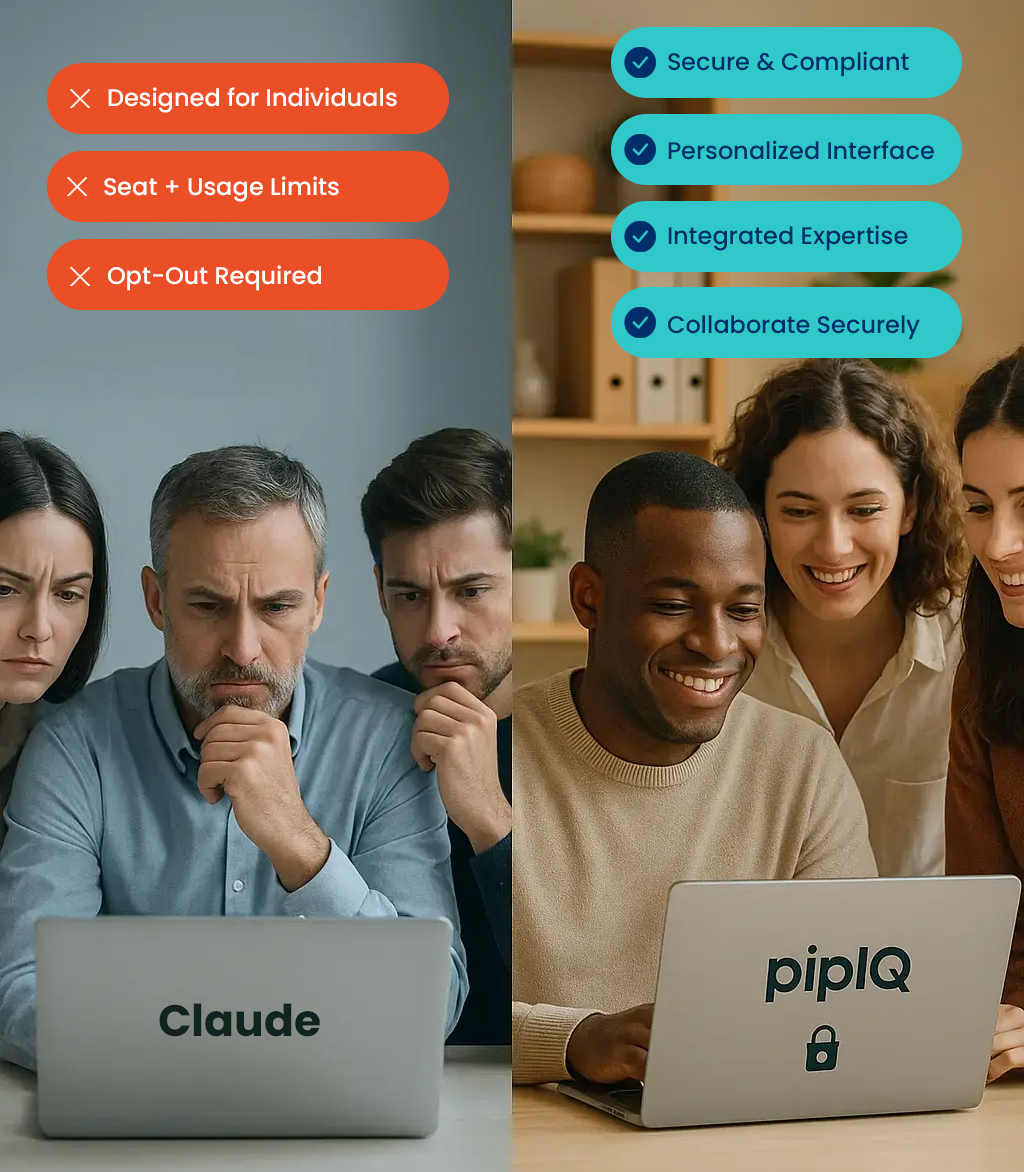 claude vs pipiq